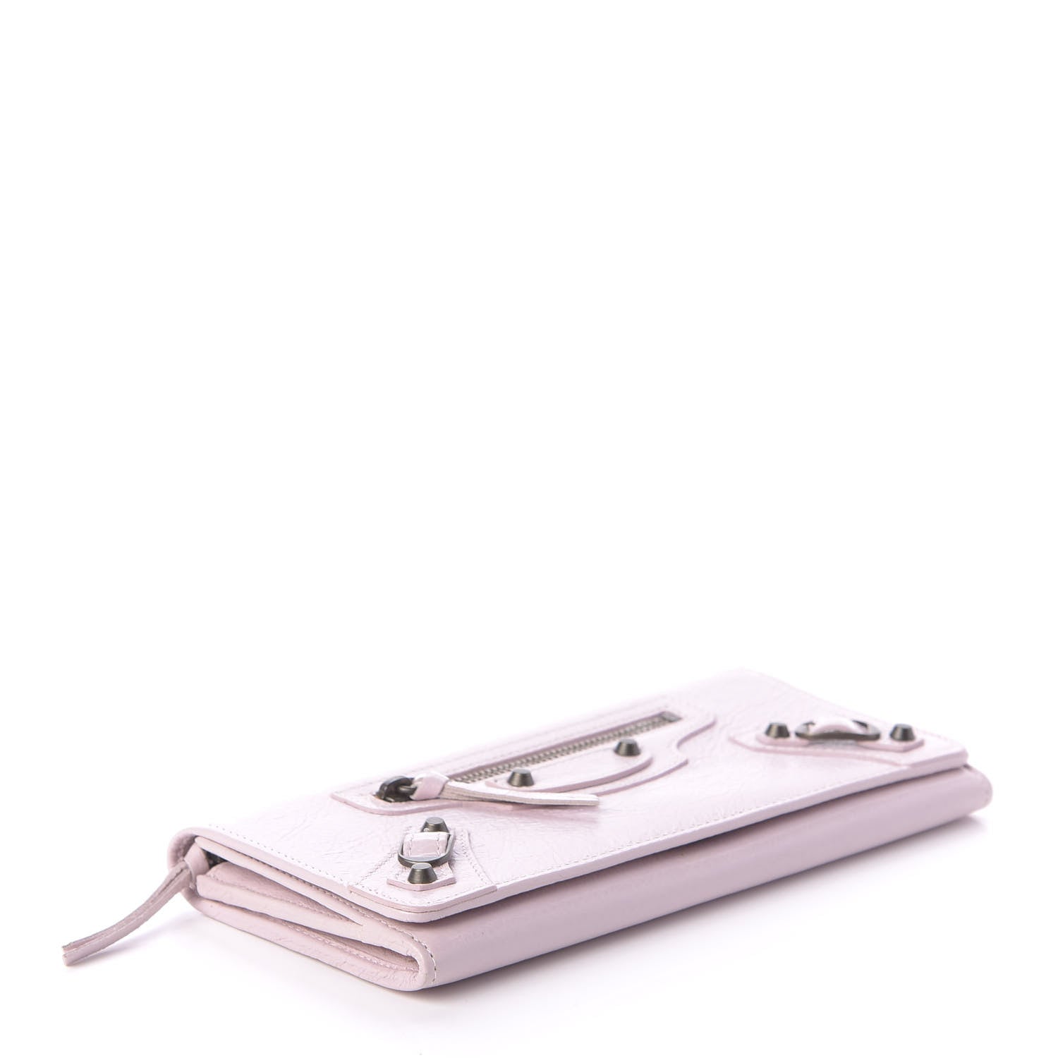 Balenciaga Agneau Classic Hardware Money Wallet Rose Poudre 4 of 10