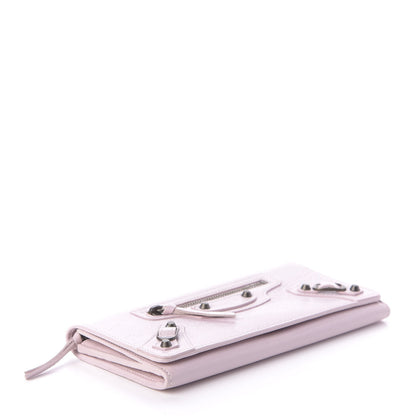 Balenciaga Agneau Classic Hardware Money Wallet Rose Poudre 4 of 10