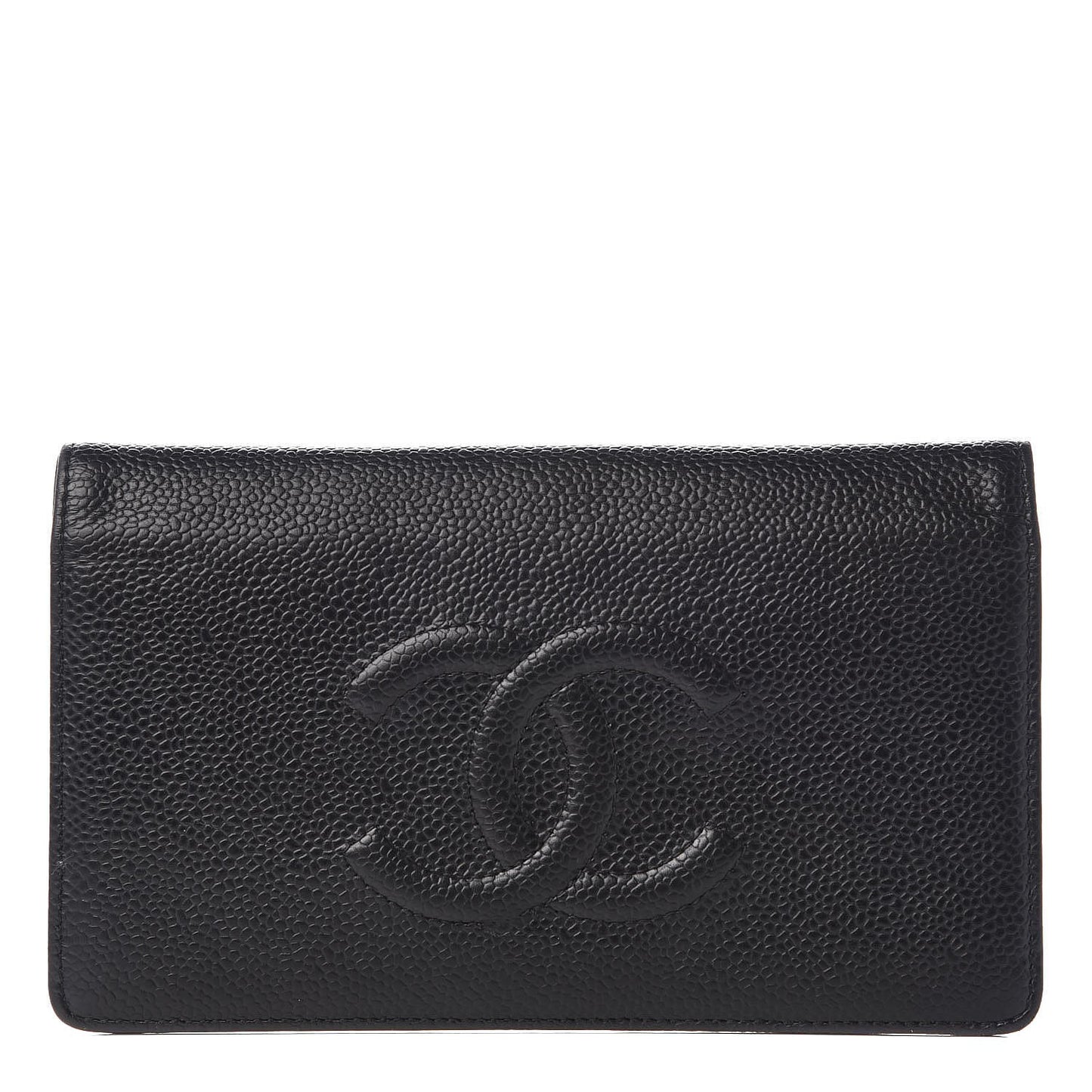 Caviar Timeless CC Yen Wallet Black