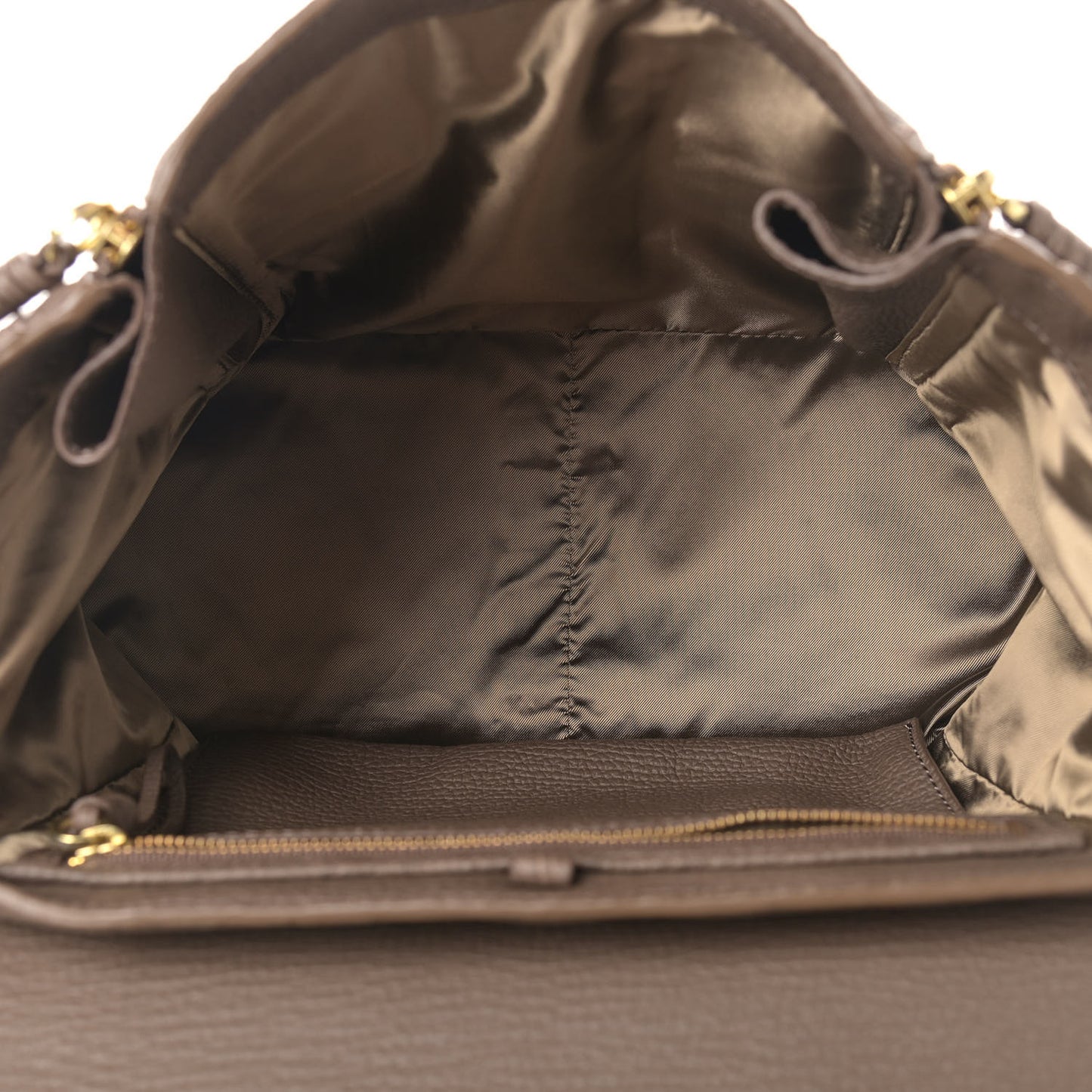 Textured Calfskin Medium Pashli Satchel Taupe