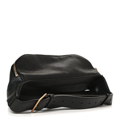 Saint Laurent Grain De Poudre Monogram Belt Bag Black 2 of 11