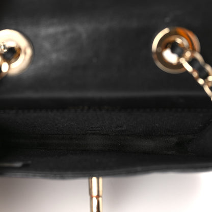Chanel Lambskin Quilted Trendy CC Card Holder On Chain Black 5 of 11