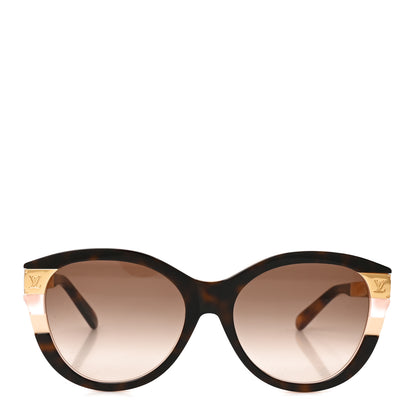 Louis Vuitton Acetate Petit Soupcon Cat Eye Sunglasses Z1858W Light Tortoisehell 2 of 7