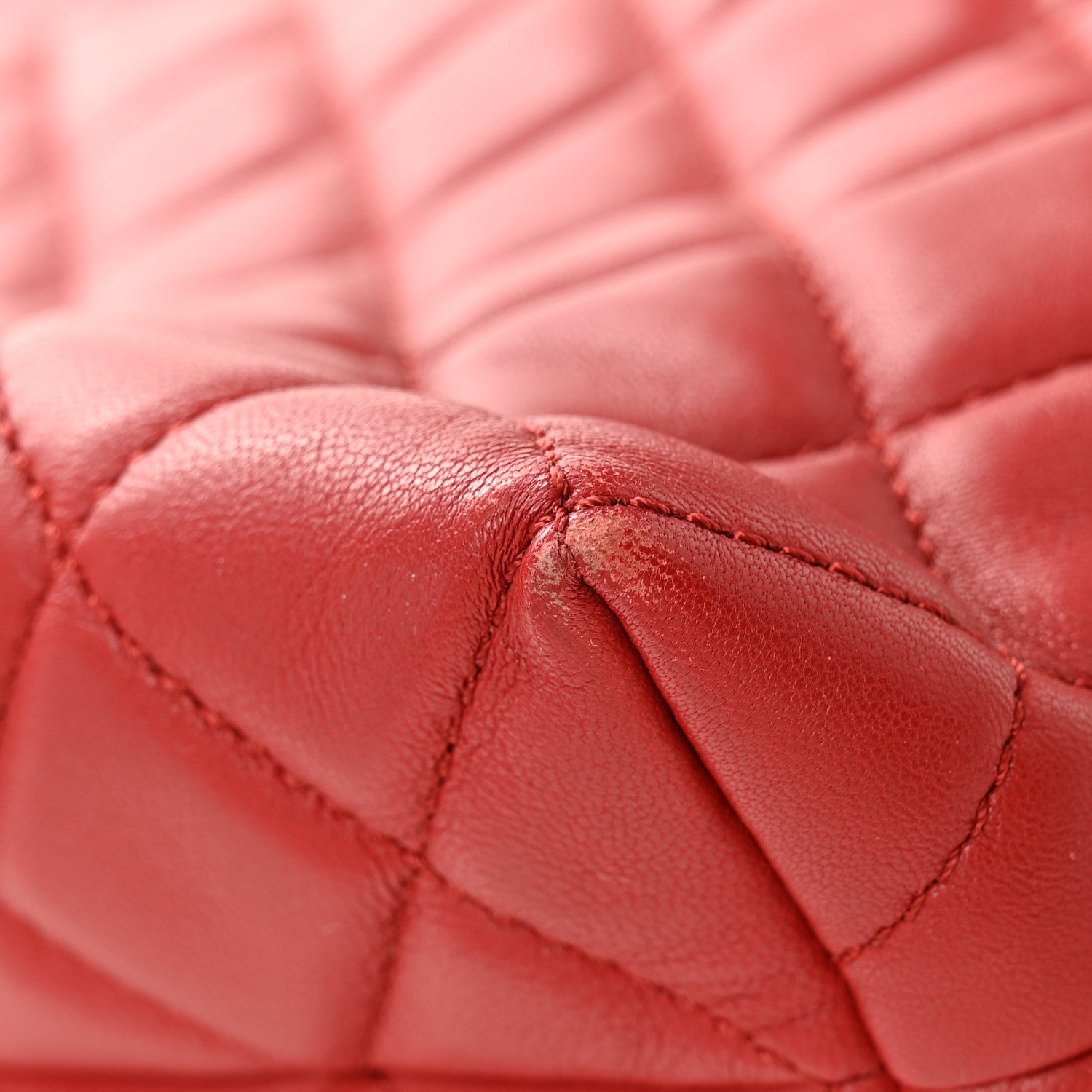 Chanel Lambskin Quilted Small Urban Delight Tote Red 11 of 11