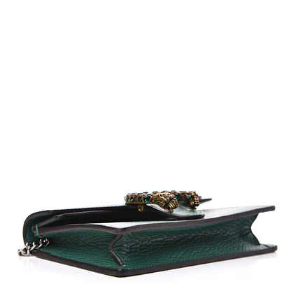 Gucci Calfskin Super Mini Dionysus Shoulder Bag Emerald 4 of 9
