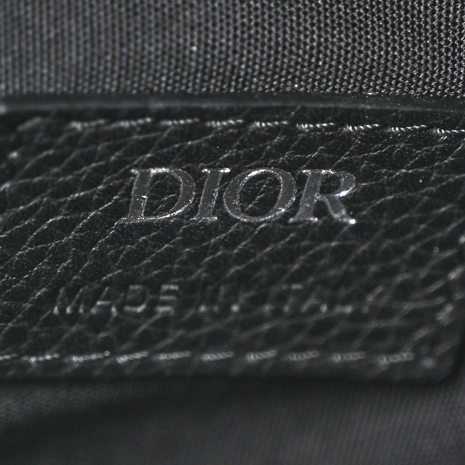 Christian Dior Oblique Mens Saddle Bag Blue 6 of 14