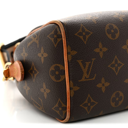 Louis Vuitton Monogram Speedy Bandouliere 20 Black 7 of 16