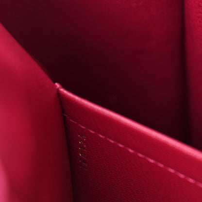 Louis Vuitton Ostrich Capucines MM Currant 10 of 11