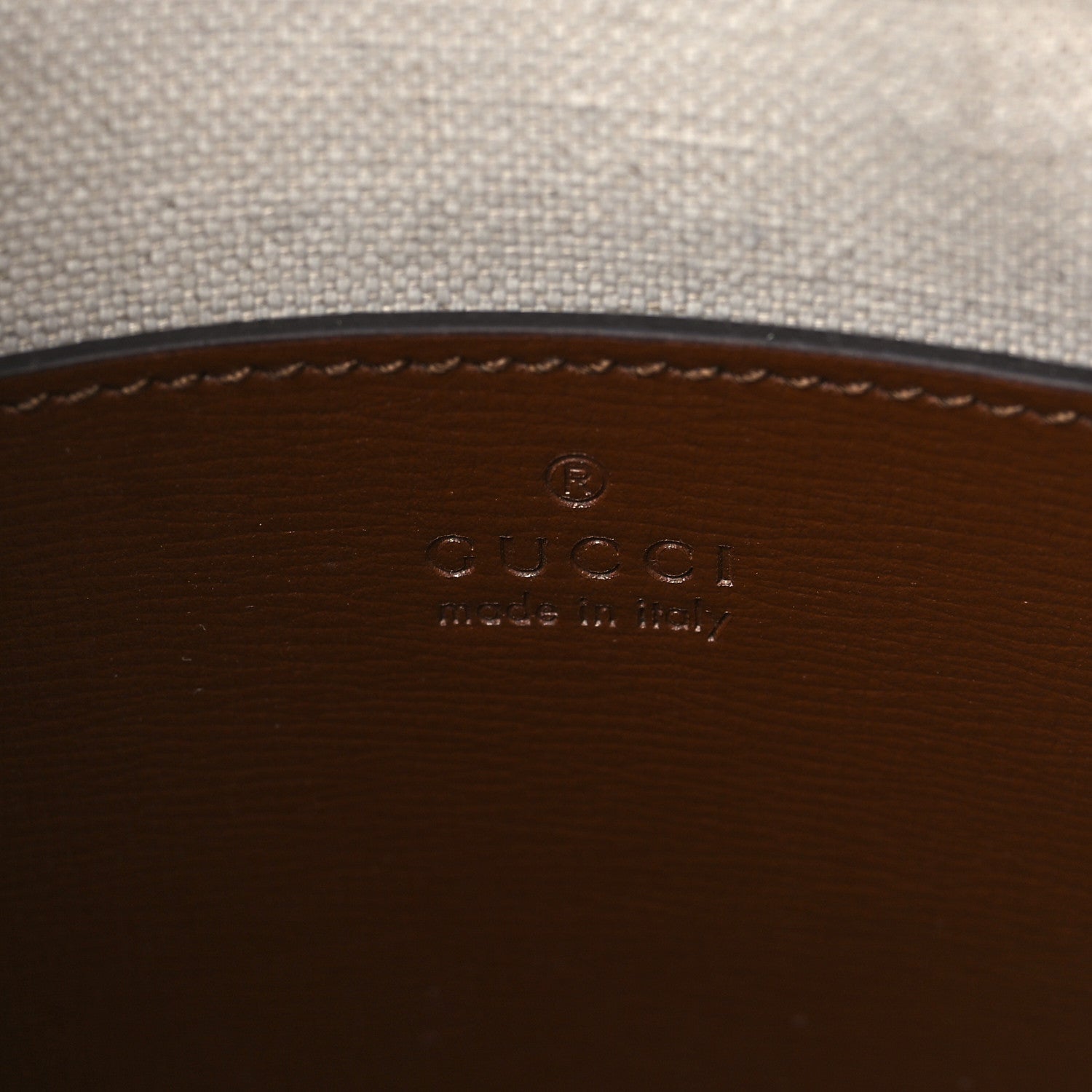 Gucci GG Supreme Monogram Azalea Calfskin Retro Interlocking G Flat Messenger Bag Beige Ebony Brown Sugar 5 of 8