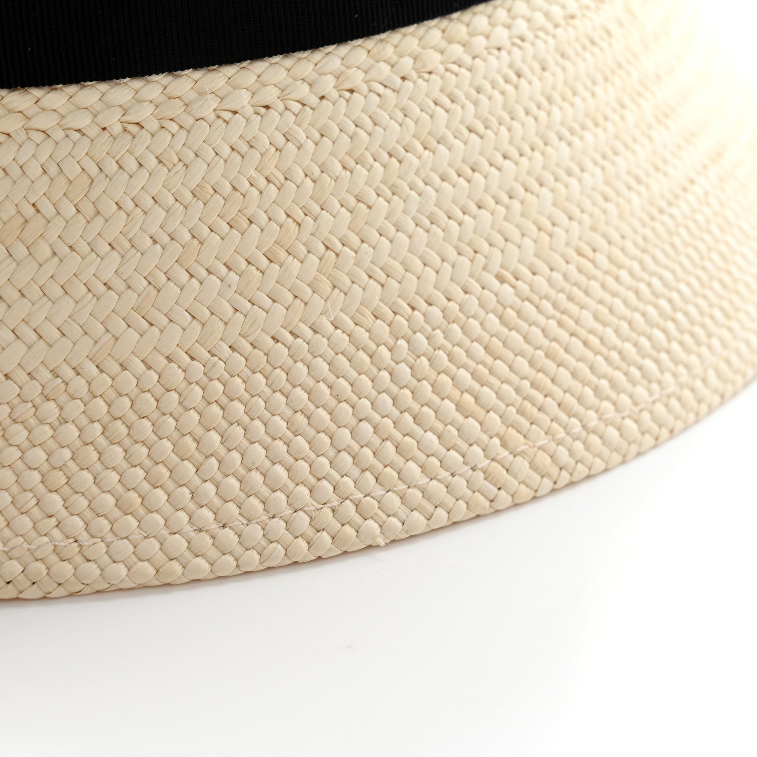 Christian Dior Straw D-Tulipe Brim Hat 9 of 10