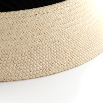 Christian Dior Straw D-Tulipe Brim Hat 9 of 10