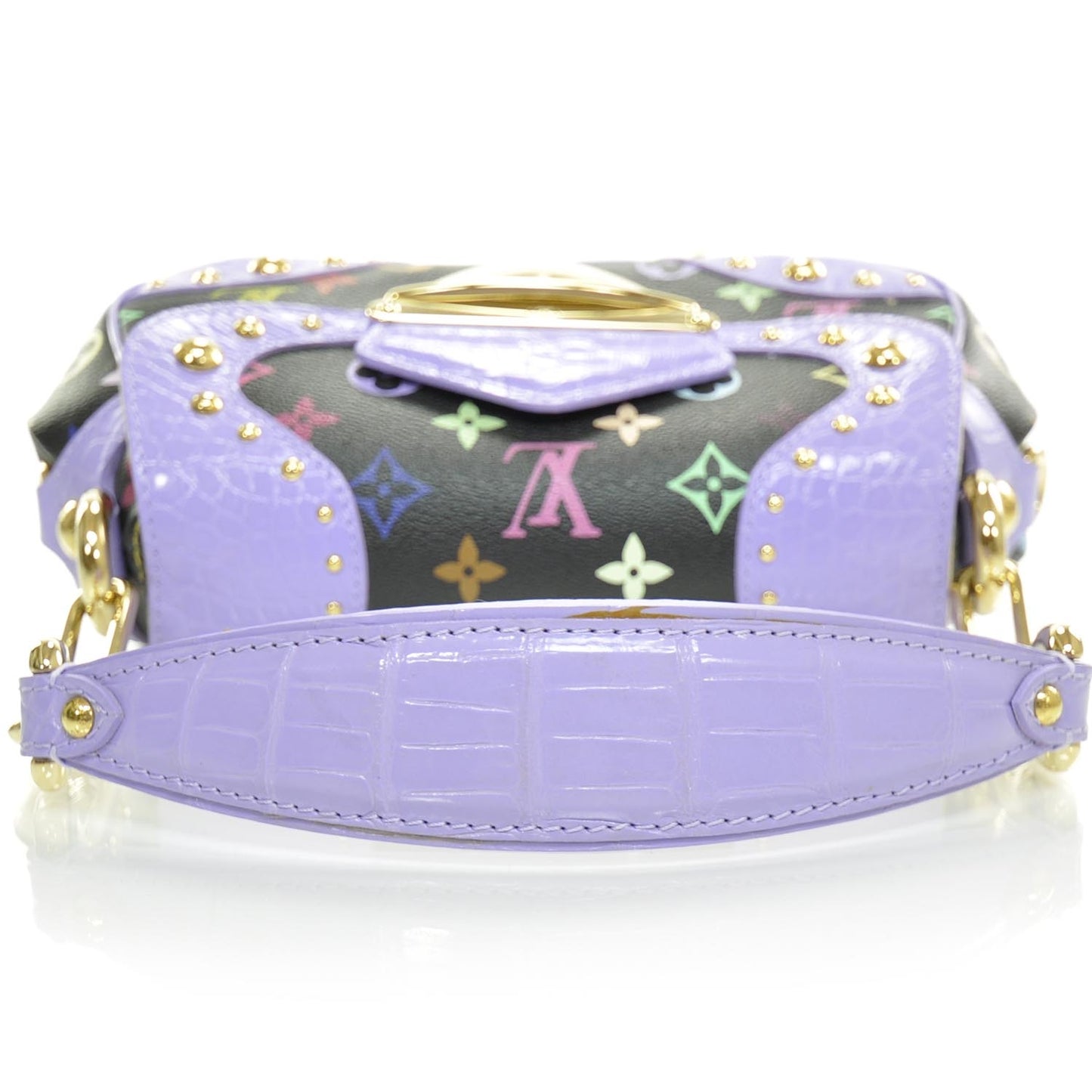 Monogram Multicolor Alligator Marilyn Black