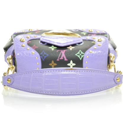 Louis Vuitton Monogram Multicolor Alligator Marilyn Black 6 of 10