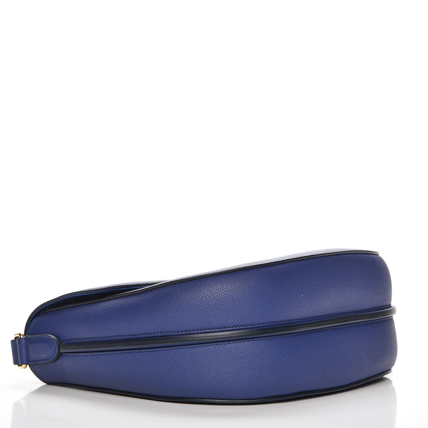 Celine Grained Calfskin Medium Trotteur Indigo 4 of 7