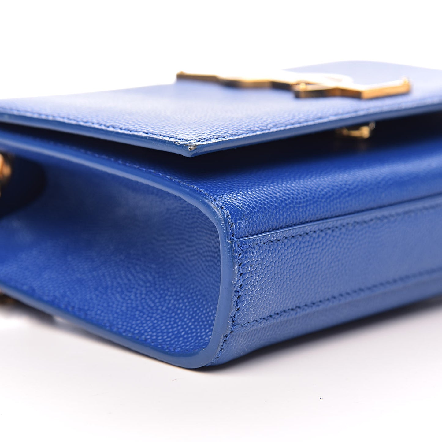 Grain De Poudre Small Classic Monogram Kate Satchel Royal Blue