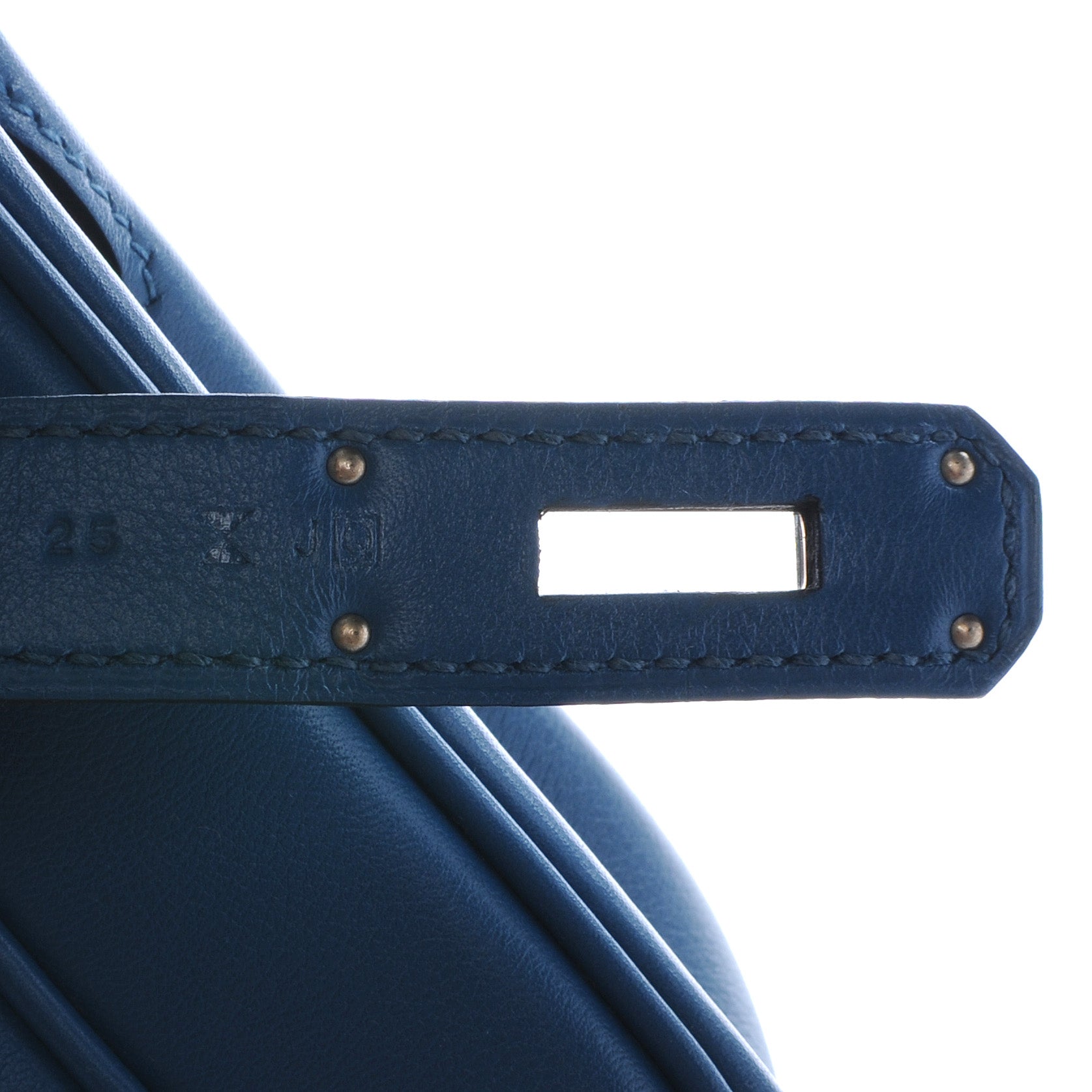 Hermes Veau Swift Mini Sac Berline Bleu Thalassa 6 of 10
