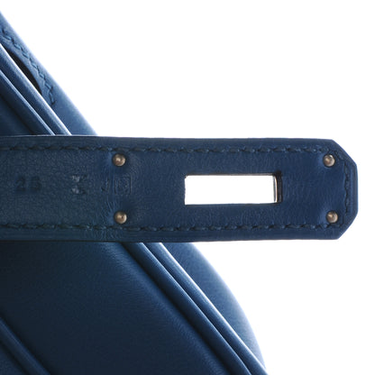 Hermes Veau Swift Mini Sac Berline Bleu Thalassa 6 of 10