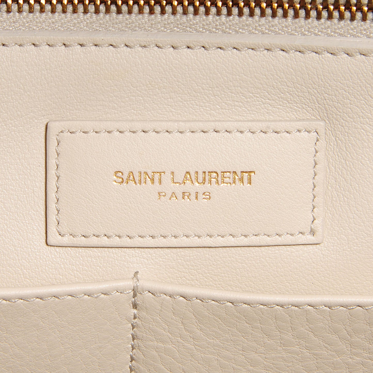Calfskin Medium Classic Y Cabas Chalk