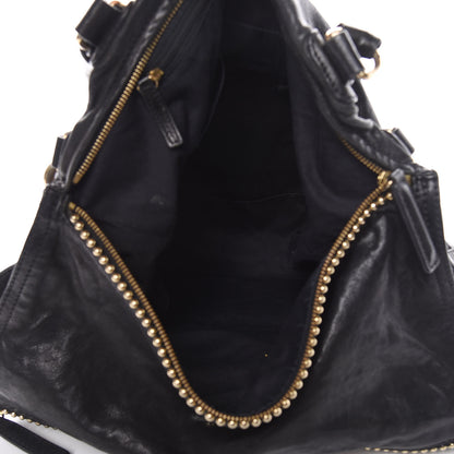 Givenchy Washed Lambskin Large Studded Pandora Black 5 of 10