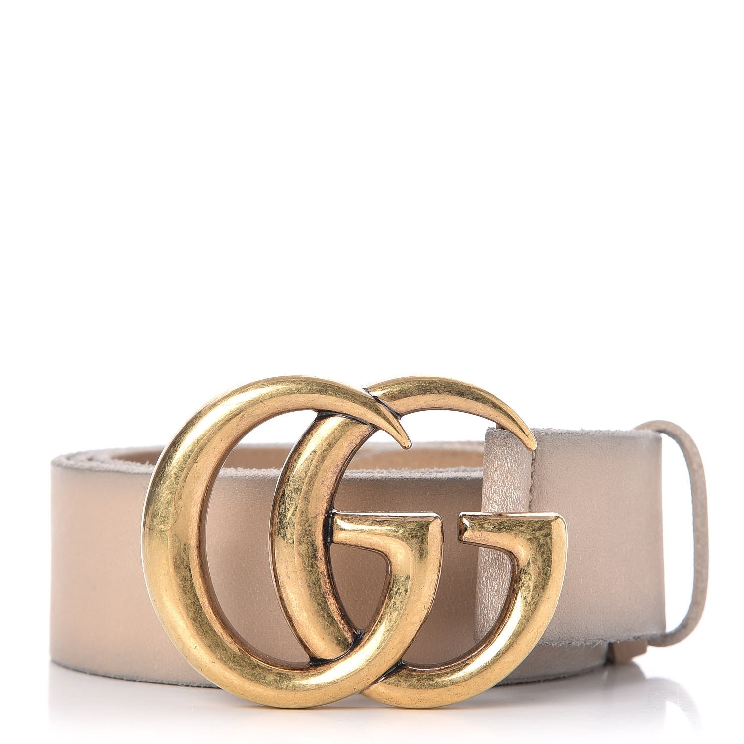 Gucci Cuoio Toscano Double G 40mm Belt 95 38 Oatmeal 1 of 6