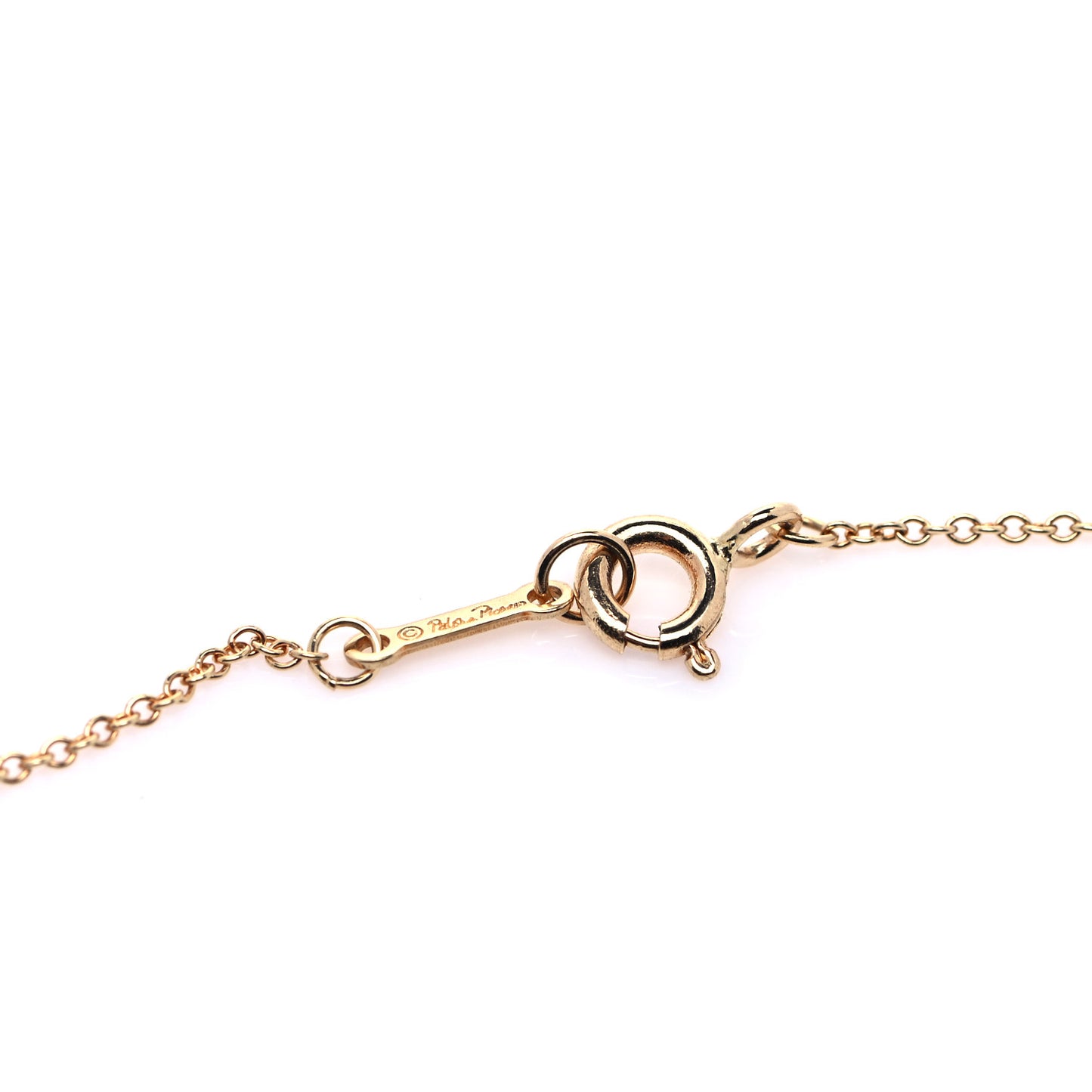 18K Yellow Gold Paloma Picasso Graffiti X Pendant Necklace