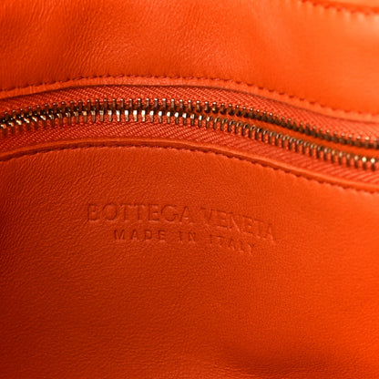 Bottega Veneta Lambskin Maxi Intrecciato Cassette Crossbody Bag Orange 6 of 12