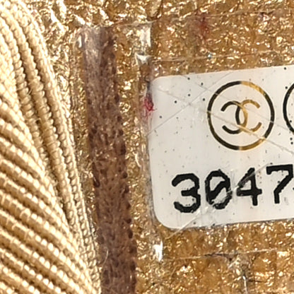 Chanel Metallic Goatskin Quilted Large Chanel 19 Flap Gold 7 of 9