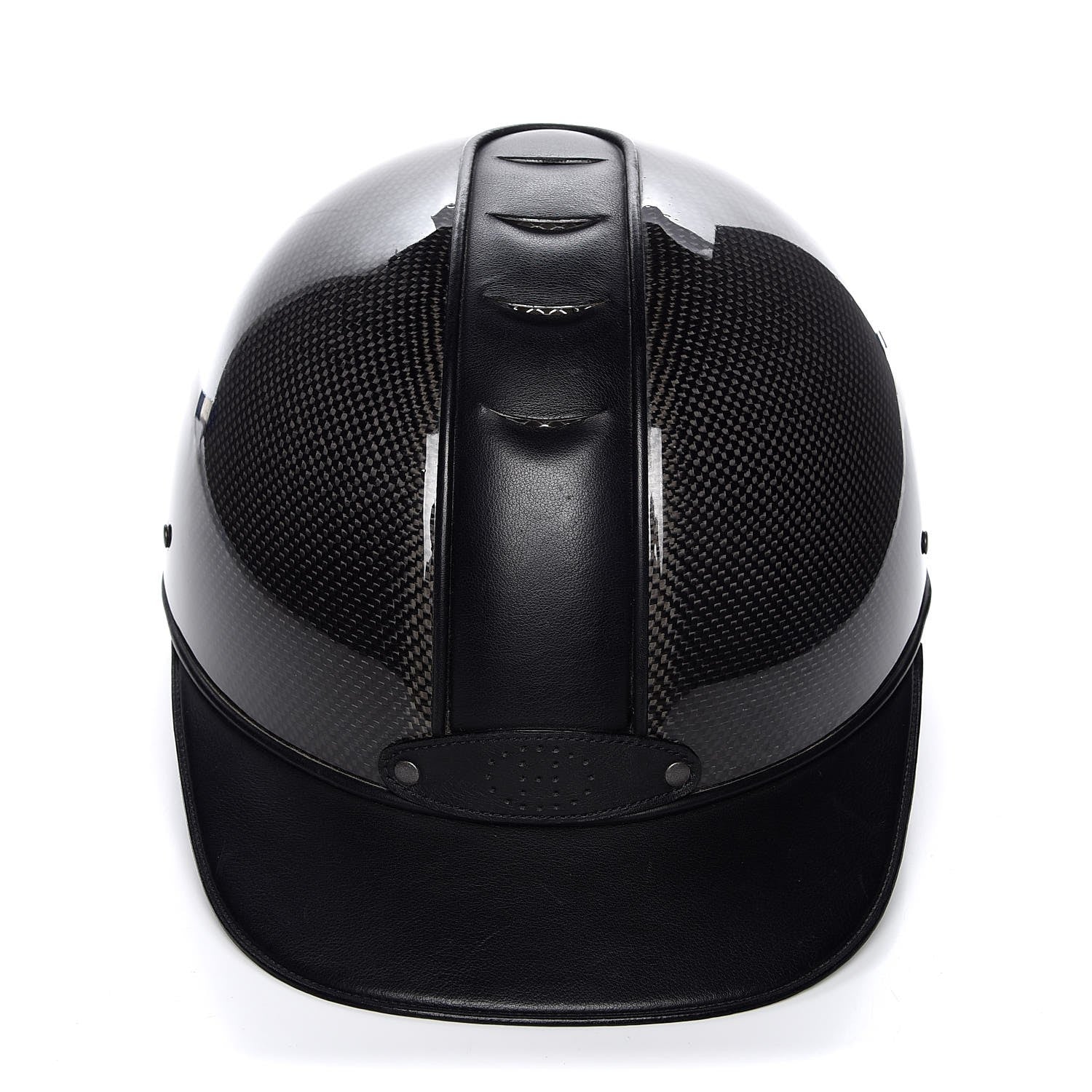 Hermes Carbon Fiber Equestrian Riding Helmet 60 Black 3 of 6