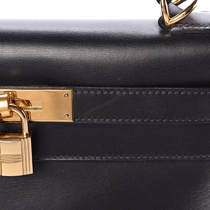 Hermes Box Kelly Retourne 28 Black 43 of 43