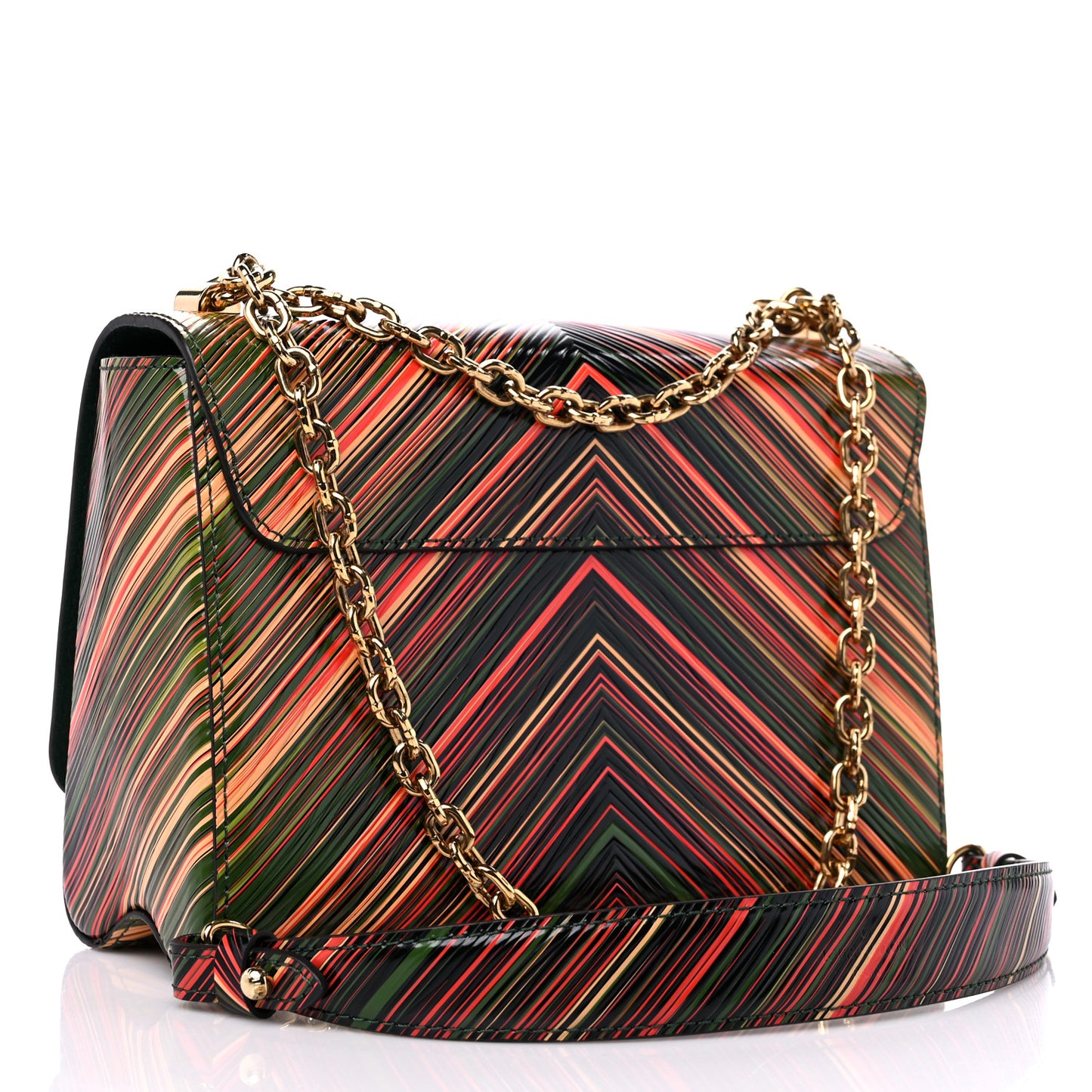 Epi Tropical Twist Shoulder Bag MM Rose Beige