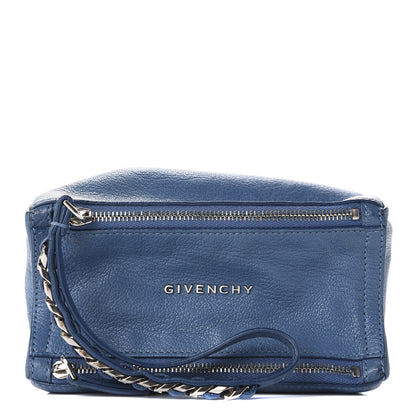 Givenchy Sugar Goatskin Pandora Wristlet Medium Blue 1 of 7