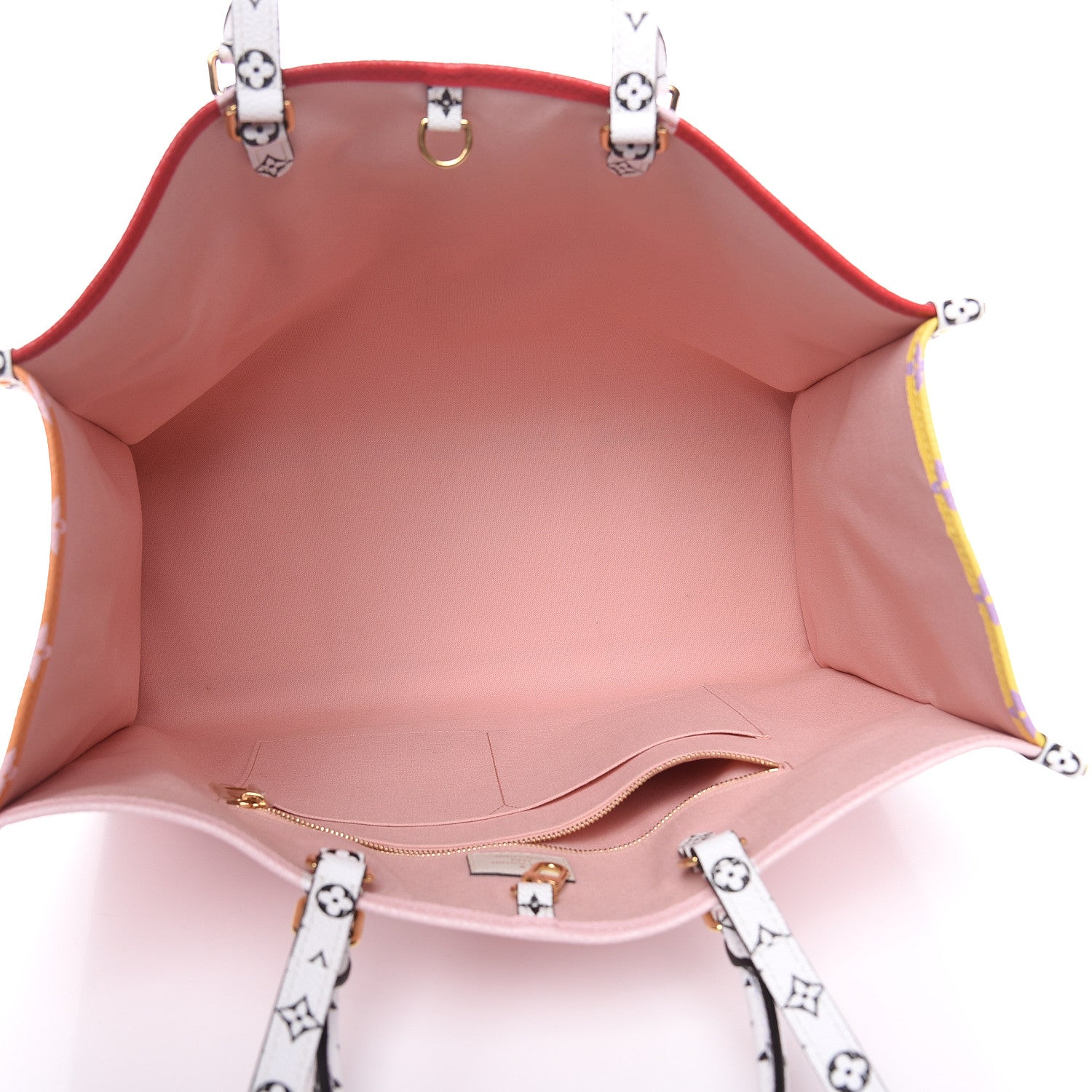 Louis Vuitton Monogram Giant Onthego GM Rouge Rose 5 of 11
