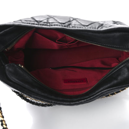 Chanel Aged Calfskin Quilted Medium Gabrielle Hobo Black 5 of 11