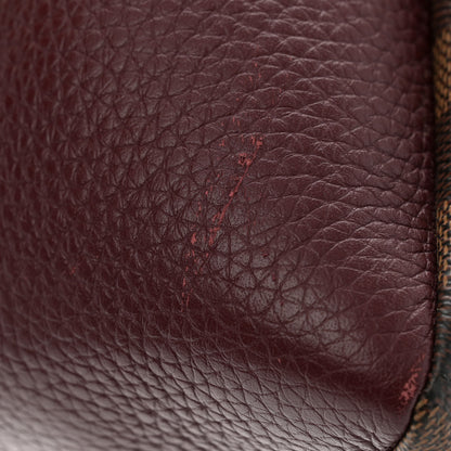 Louis Vuitton Damier Ebene Cuir Taurillon Brittany Bordeaux 13 of 15