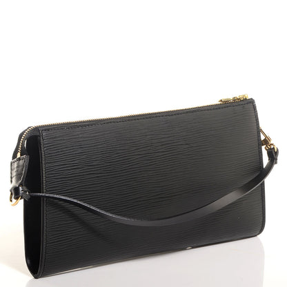 Louis Vuitton Epi Pochette Accessories 24 Black 3 of 7