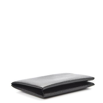 Hermes Chevre Mysore Calvi Card Case Black 4 of 8