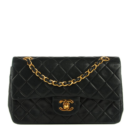 Chanel Lambskin Quilted Small Double Flap Black 1 of 9