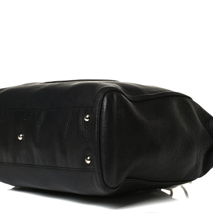 Gucci Pebbled Calfskin Large Soho Top Handle Bag Black 10 of 12