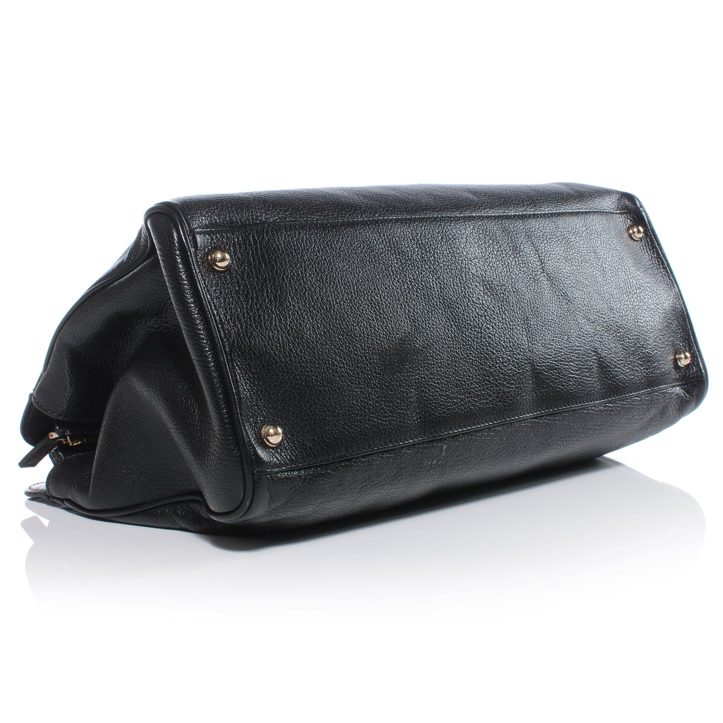 Leather Blondie Satchel Black