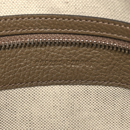 Gucci Piuma Calfskin Jumbo GG Embossed Large Duffle Bag Good Taupe 7 of 12