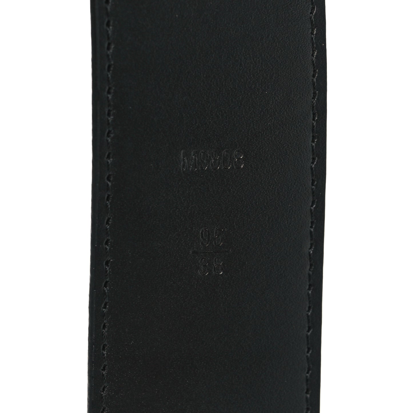Calfskin Damier Eclipse 40mm LV Initiales Reversible Belt 95 38