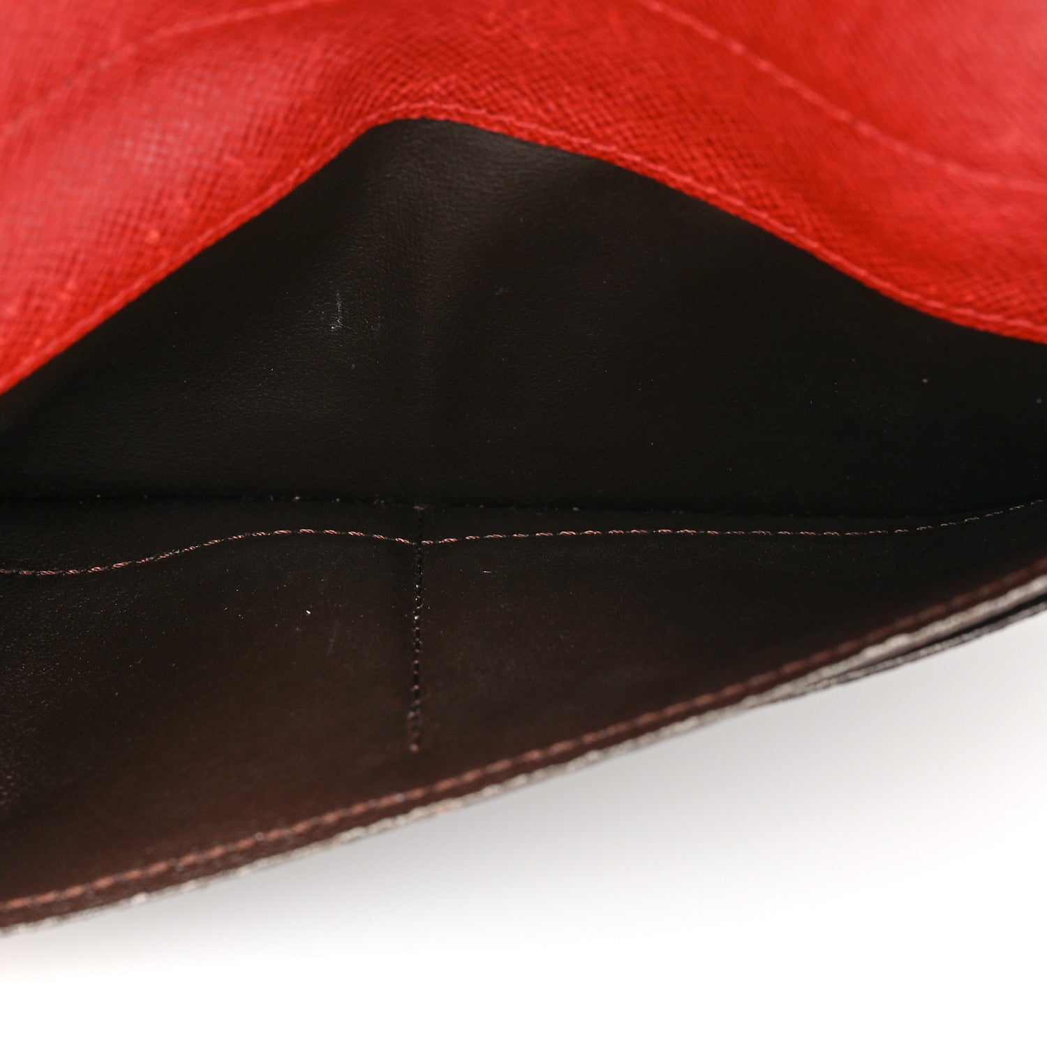 Louis Vuitton Monogram Josephine Wallet Red 7 of 12