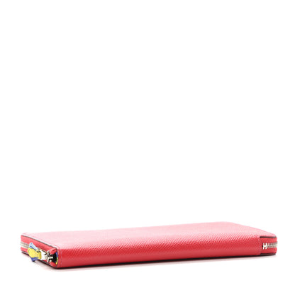 Hermes Epsom Silk'In Wallet Bougainvillea 4 of 10