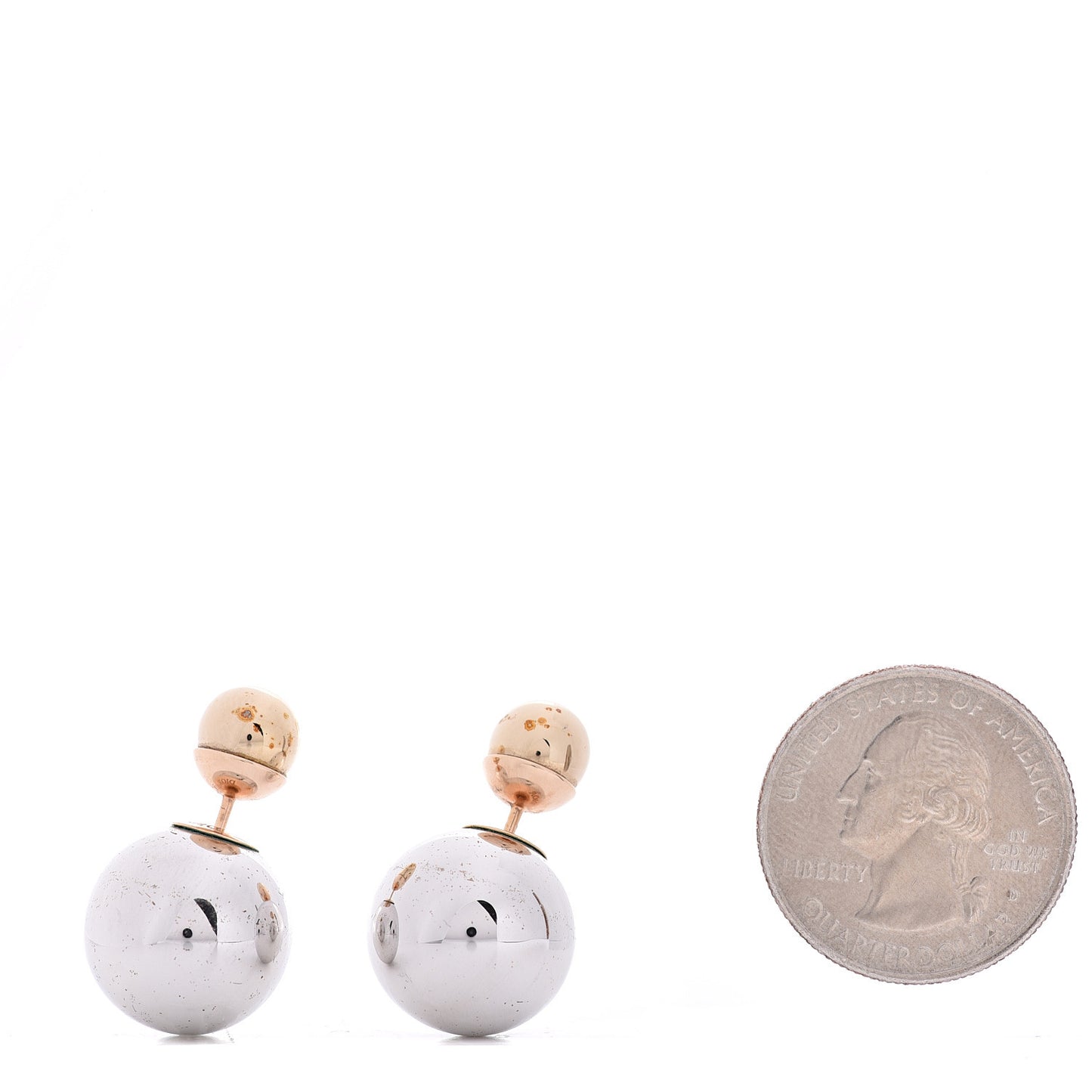 Mise En Dior Tribal Earrings Gold Silver