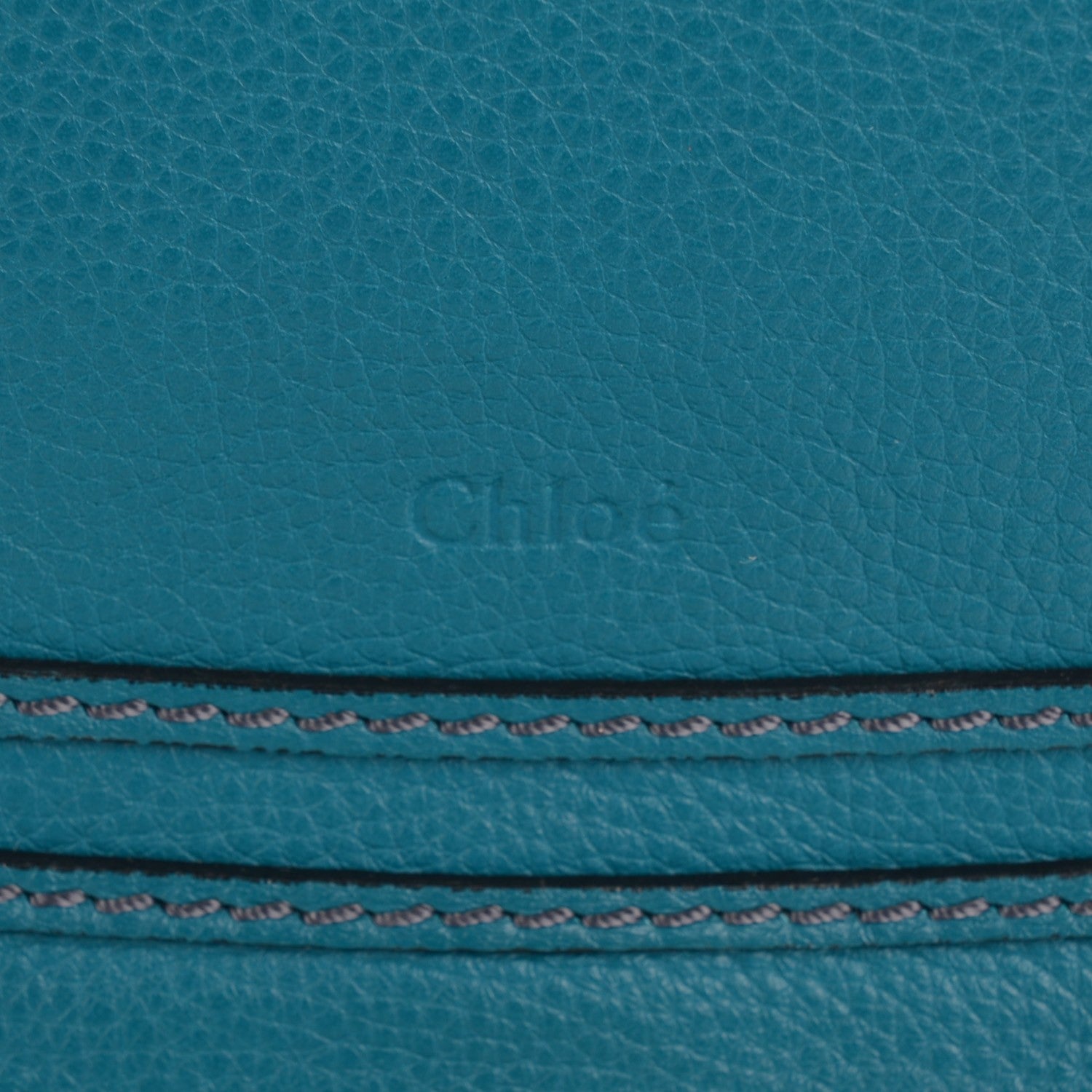 Chloe Calfskin Medium Marcie Top Handle Bag Laguna Blue 7 of 10