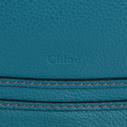 Chloe Calfskin Medium Marcie Top Handle Bag Laguna Blue 7 of 10