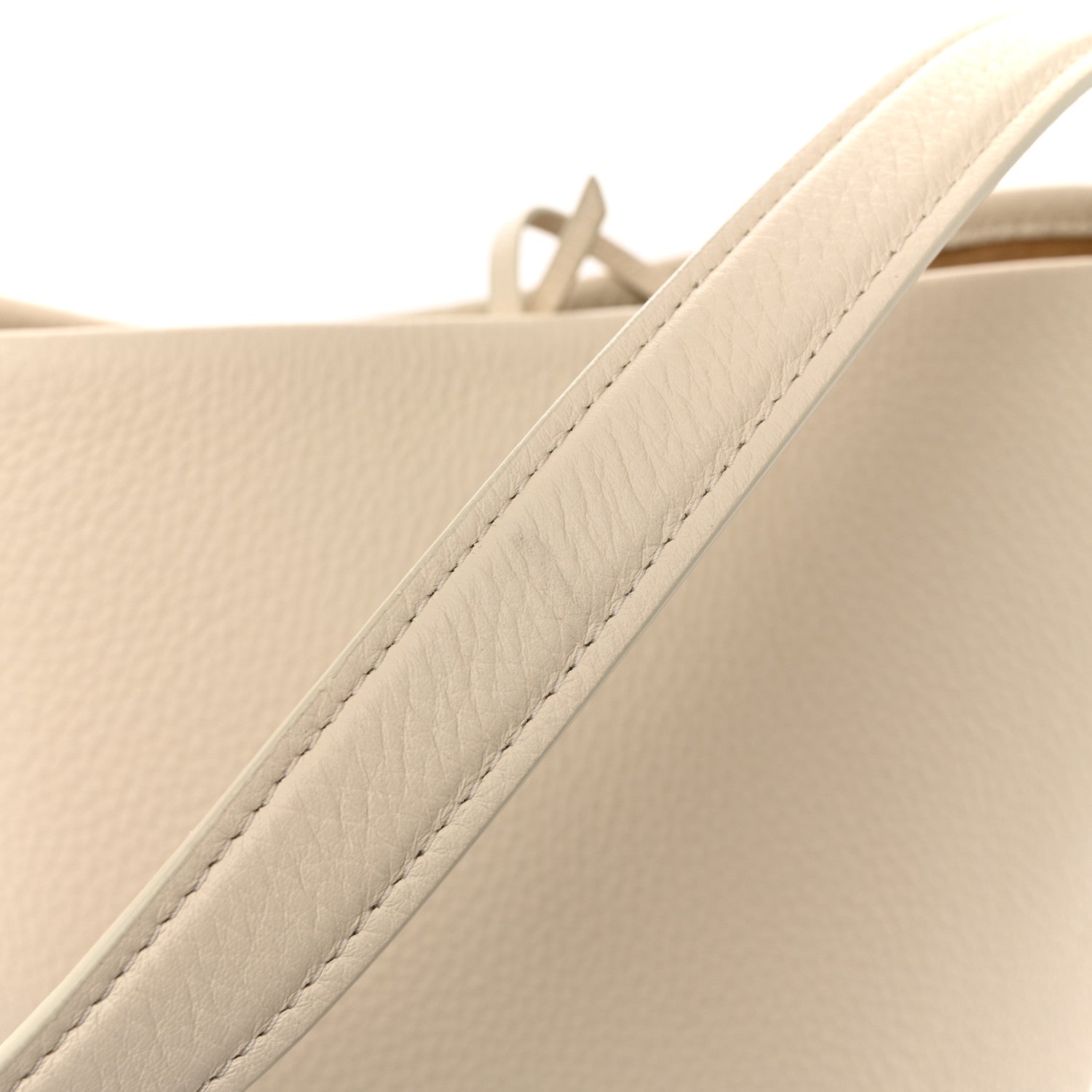 The Row Grained Calfskin Medium N/S Park Tote Ivory 21 of 23