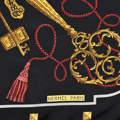 Hermes Silk Keys Les Cles Scarf 90 3 of 6