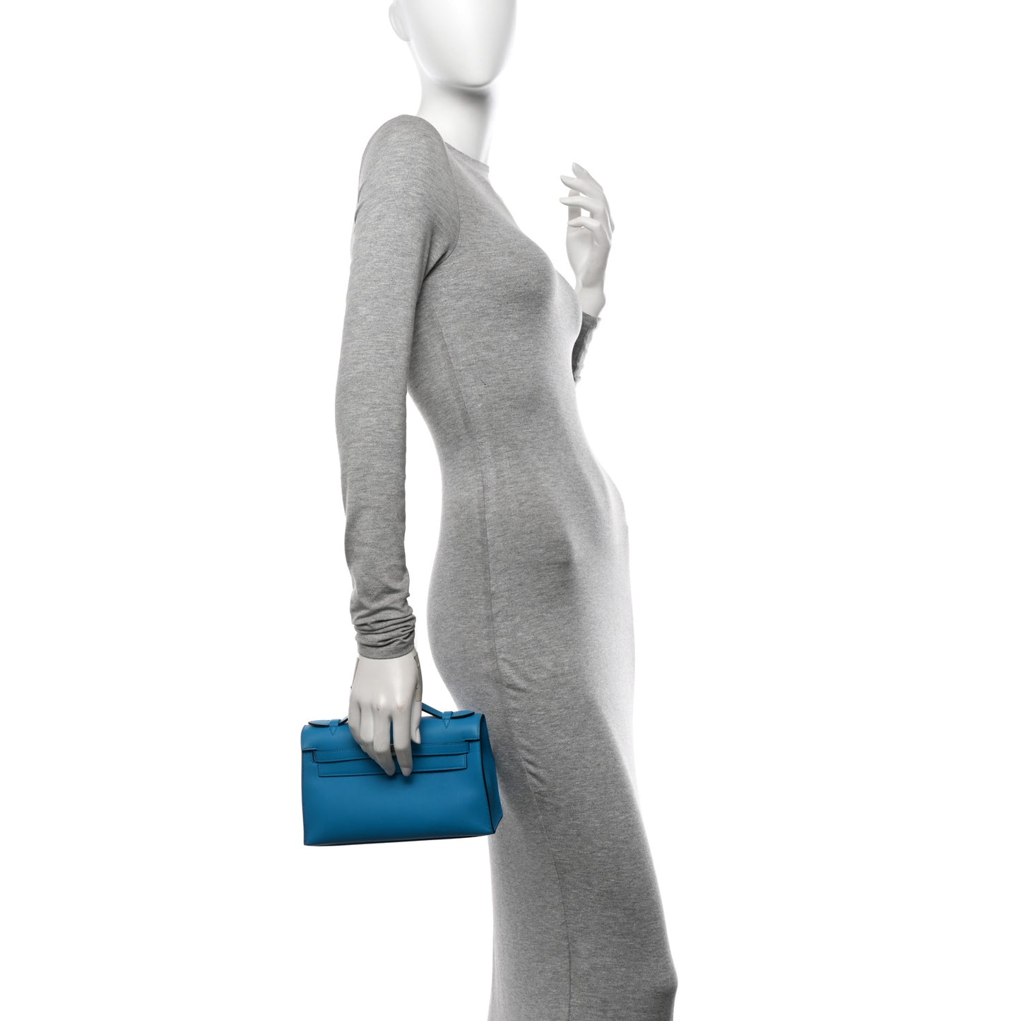 Swift Kelly Pochette Clutch Bleu Frida