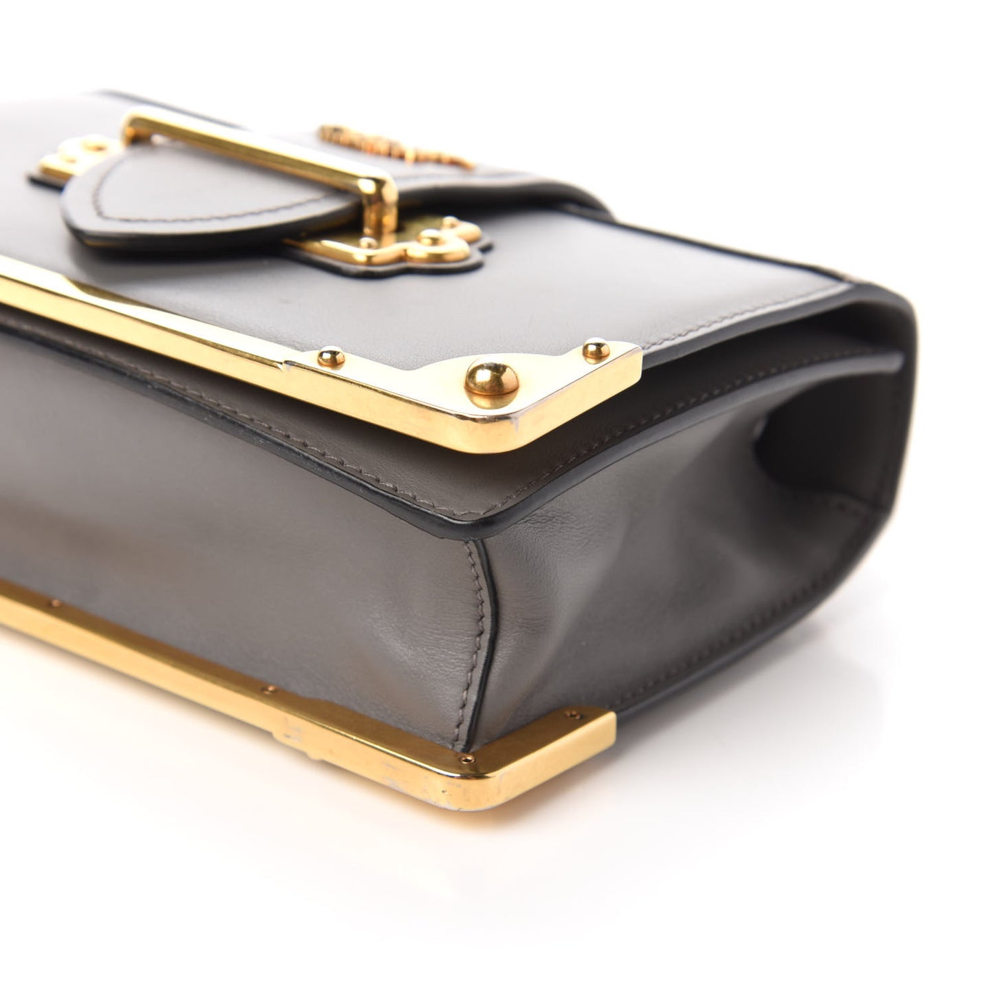 City Calf Saffiano Cahier Bag Marmo